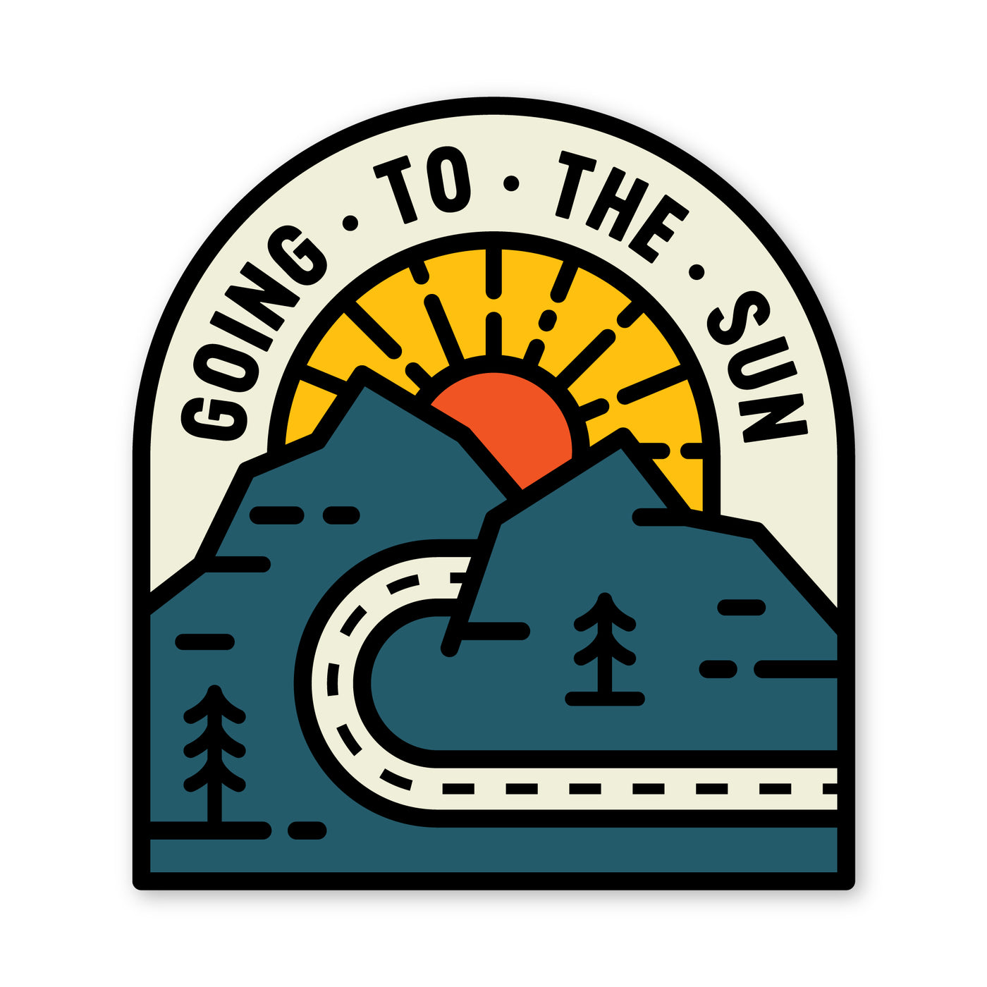 Going to the Sun Sticker