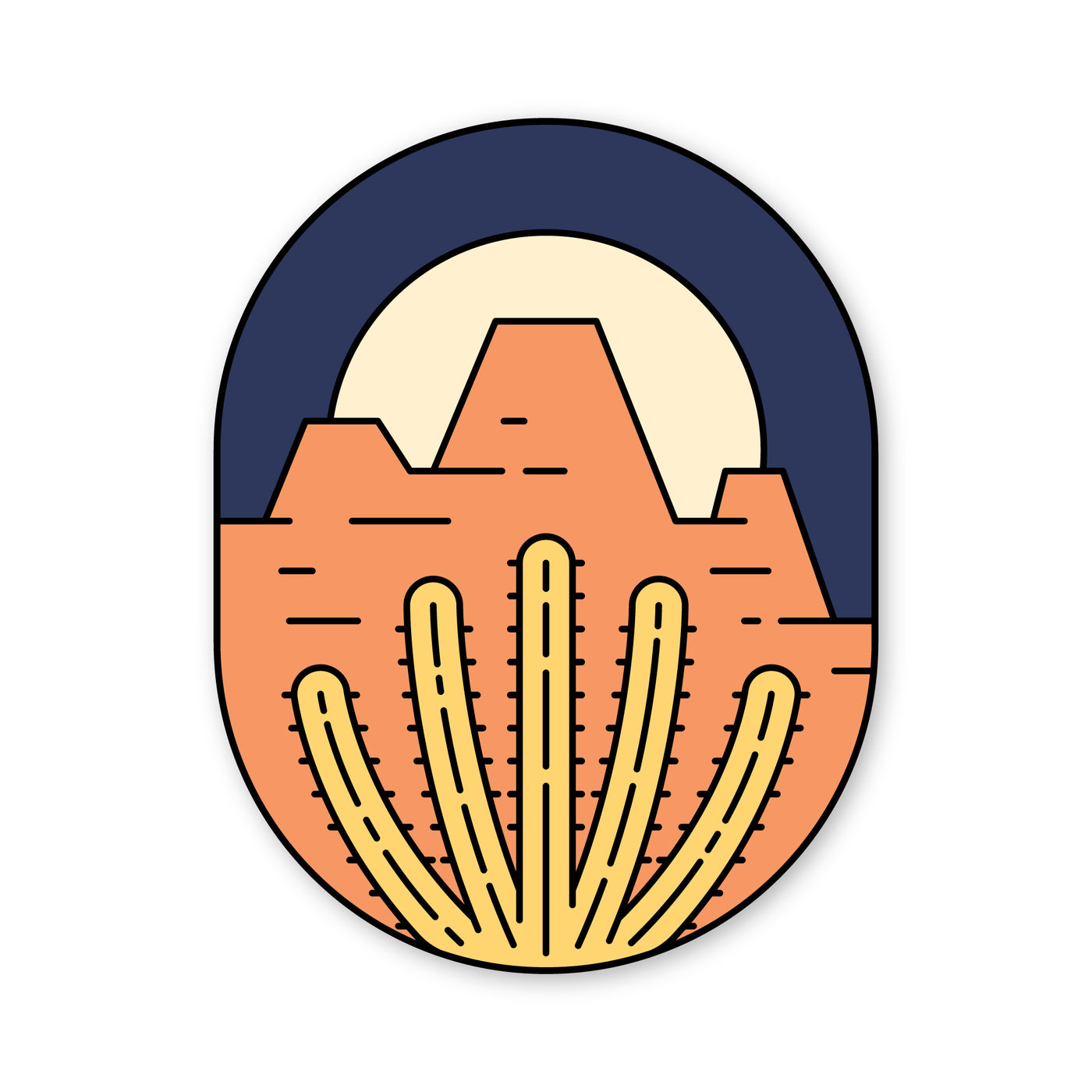 Organ Pipe Cactus Sticker