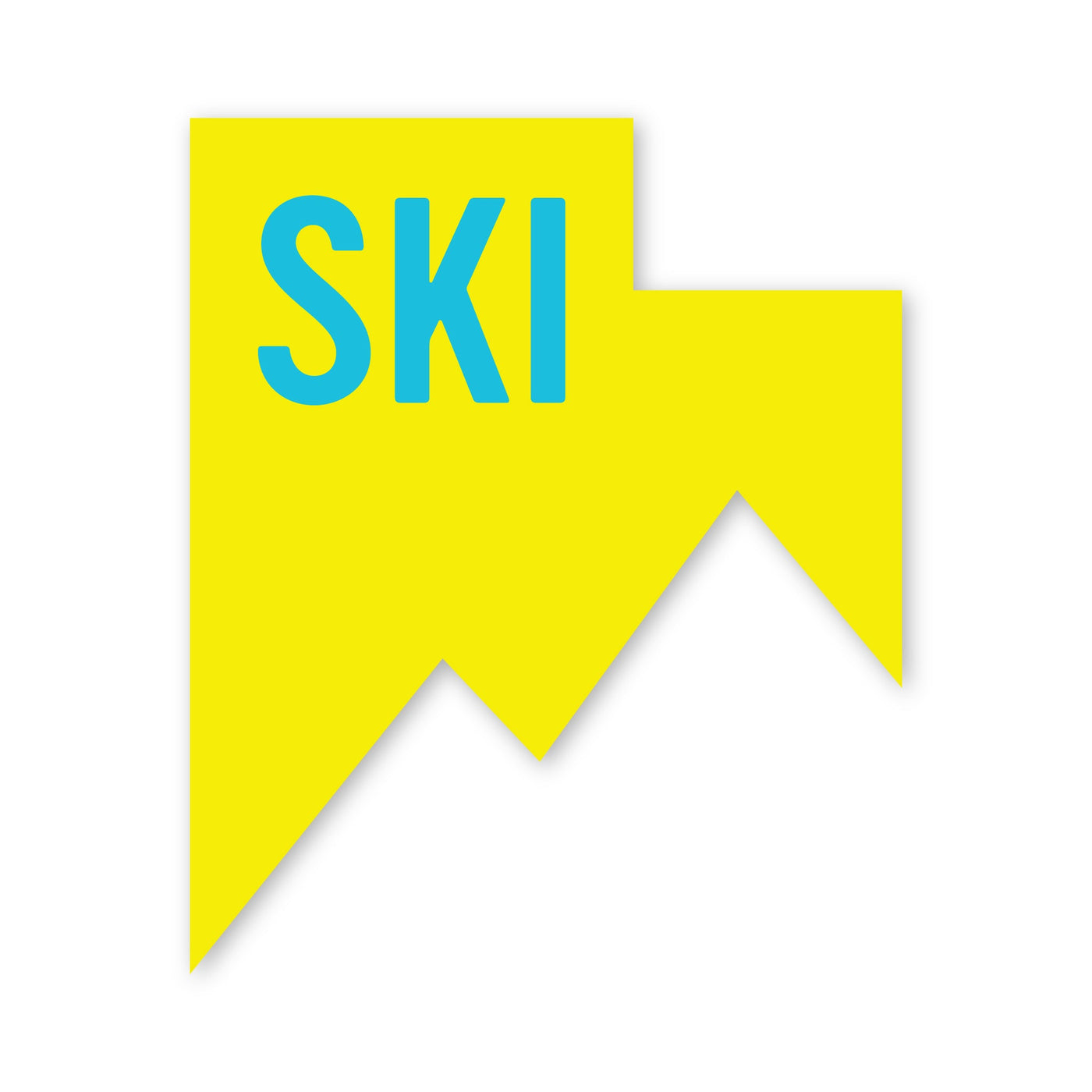 Utah Ski 3 Sticker
