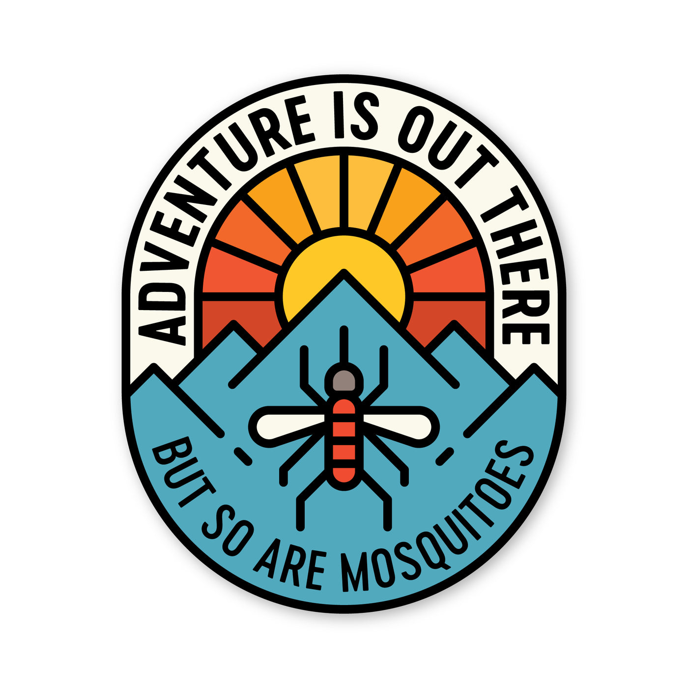 Adventure is Out There Sticker