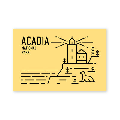 Acadia National Park Postcard
