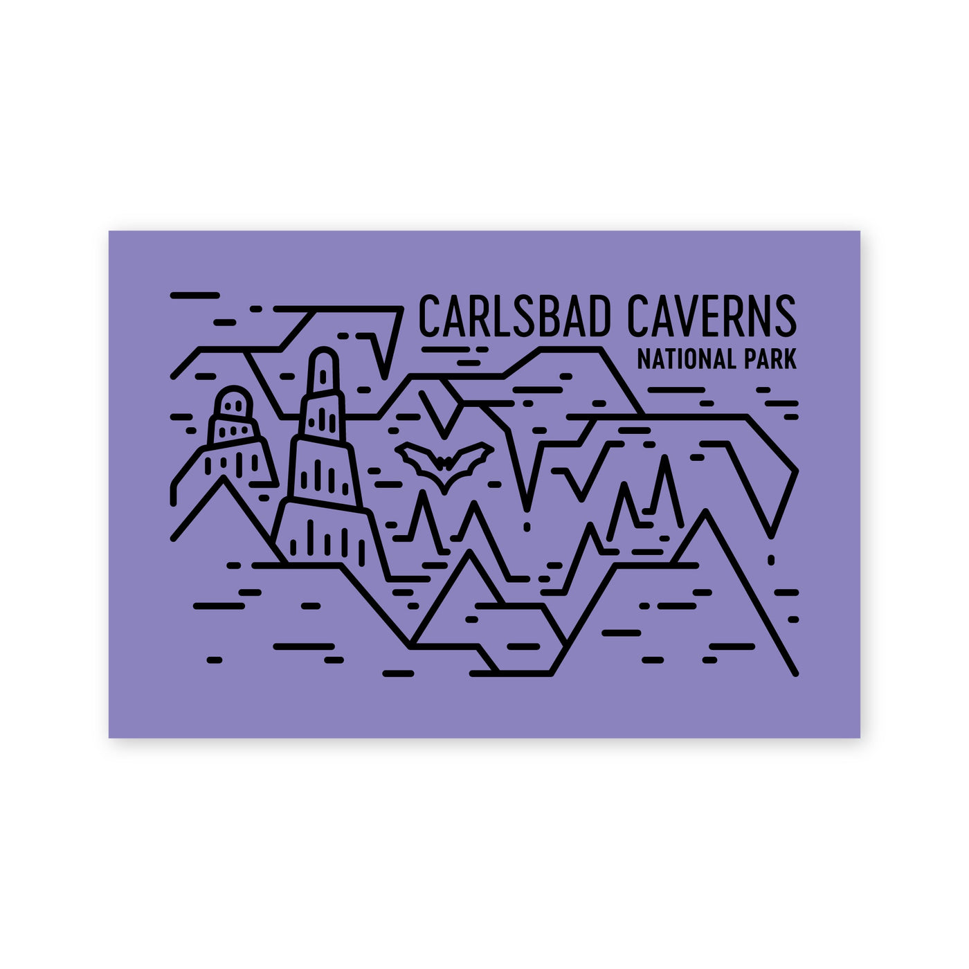Carlsbad Caverns National Park Postcard