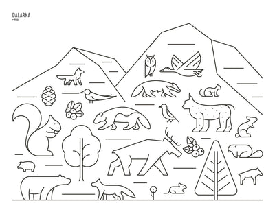 Biomes Coloring Pages