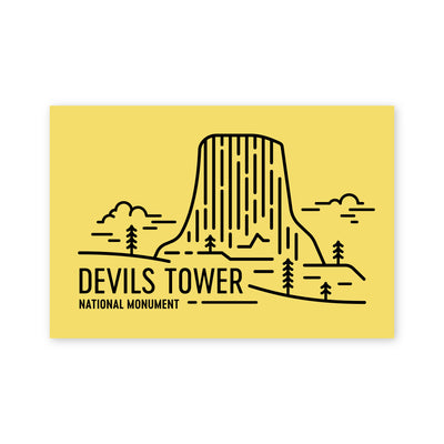 Devils Tower Postcard