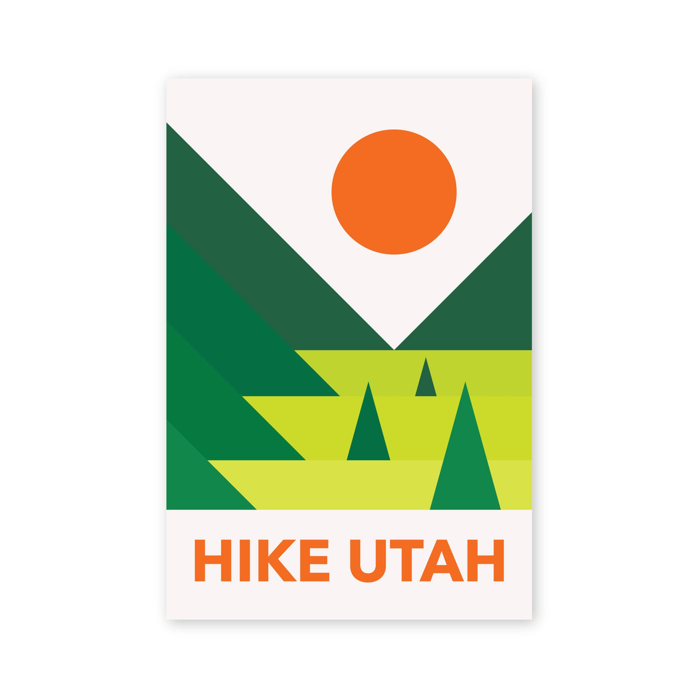 Hike Utah Postcard