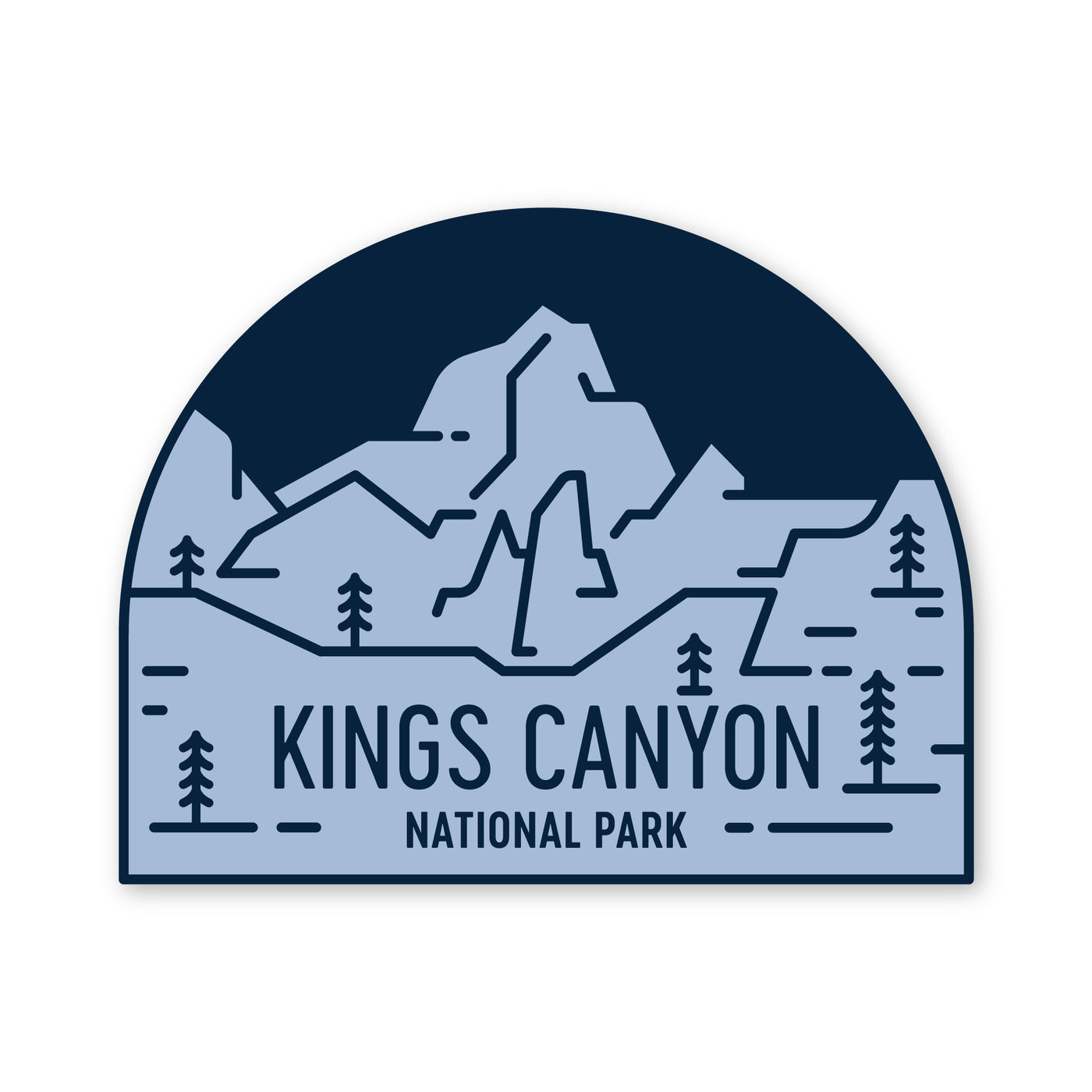 Kings Canyon National Park Sticker