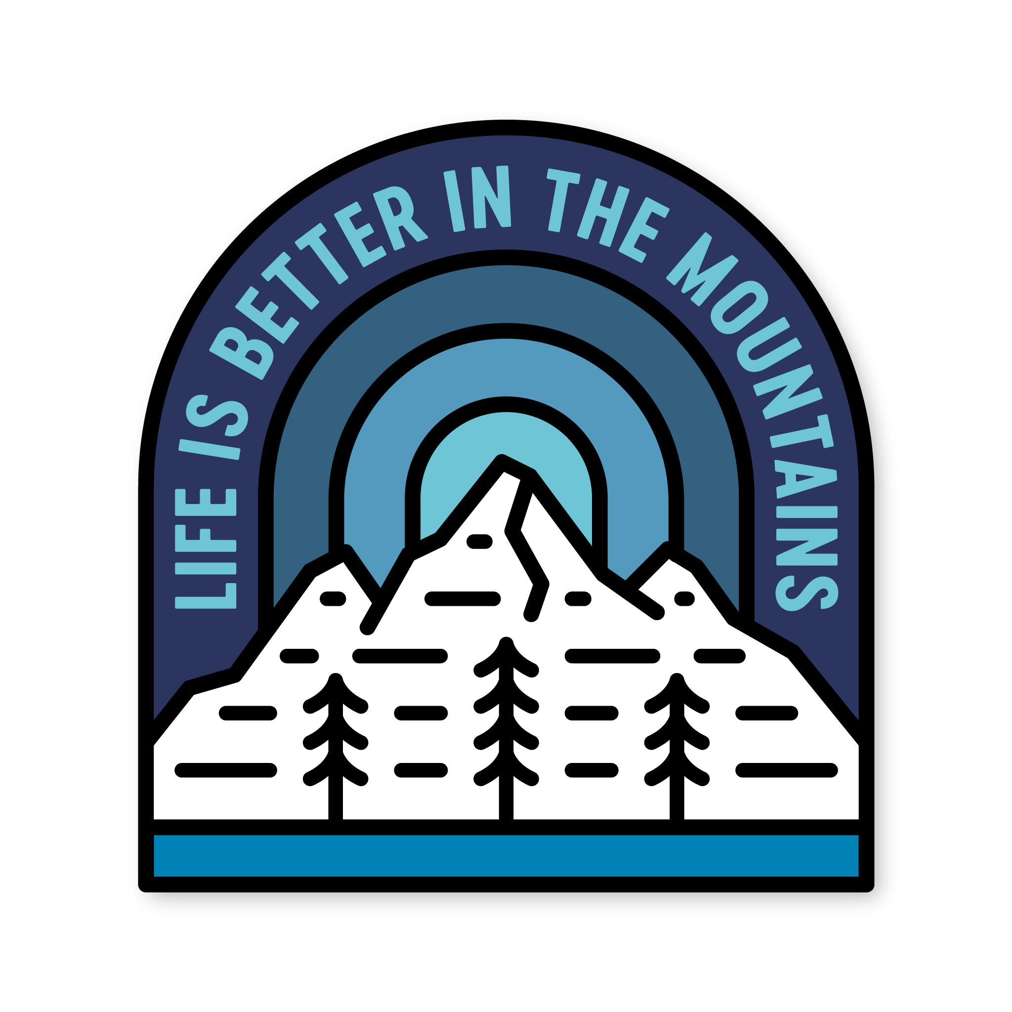 Life is Better Sticker – Fell