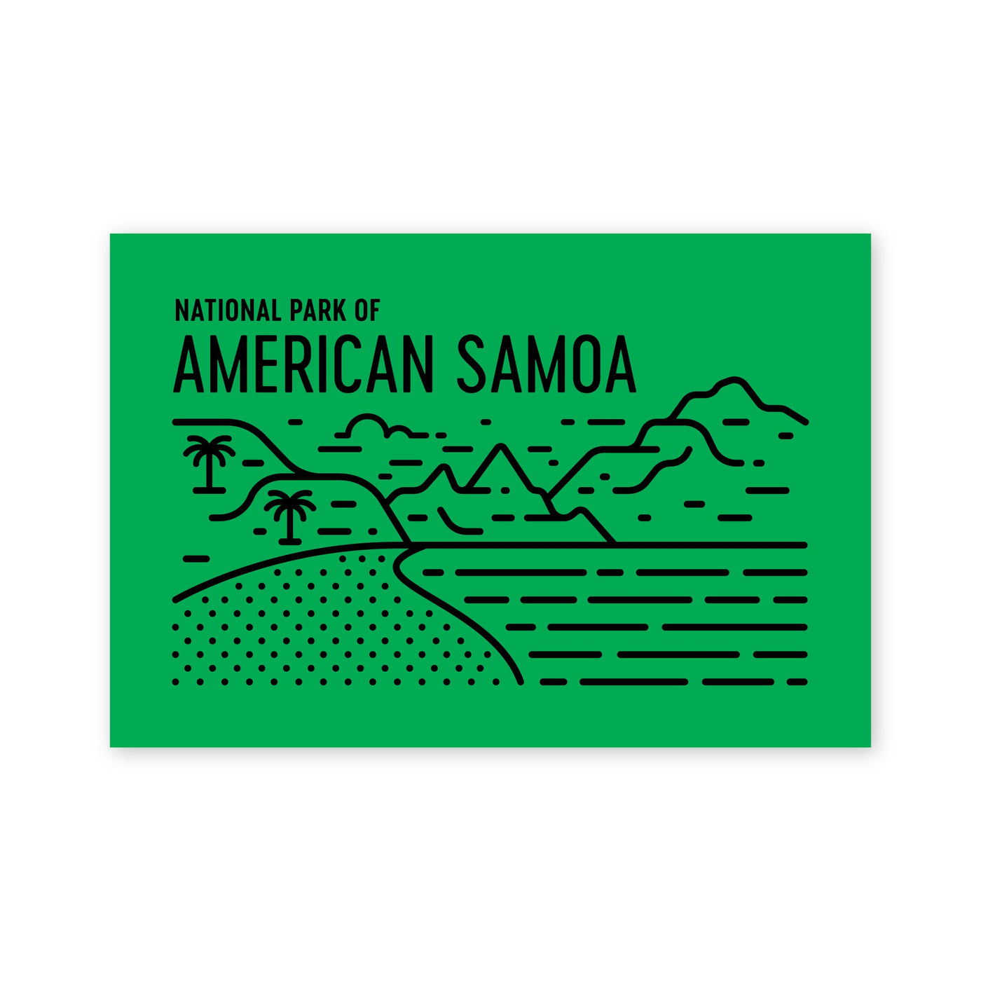 National Park of American Samoa Postcard