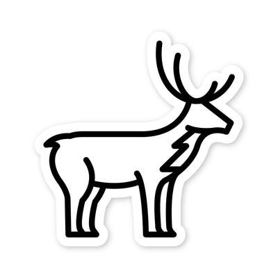 Reindeer Sticker