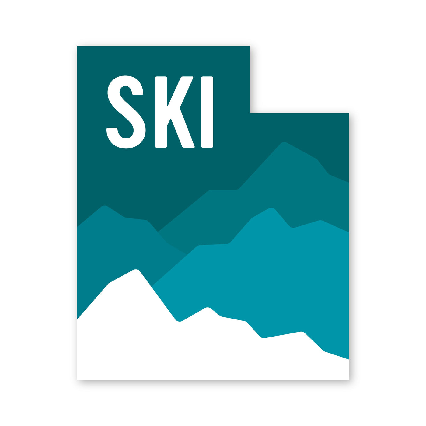 Utah Ski 1 Sticker