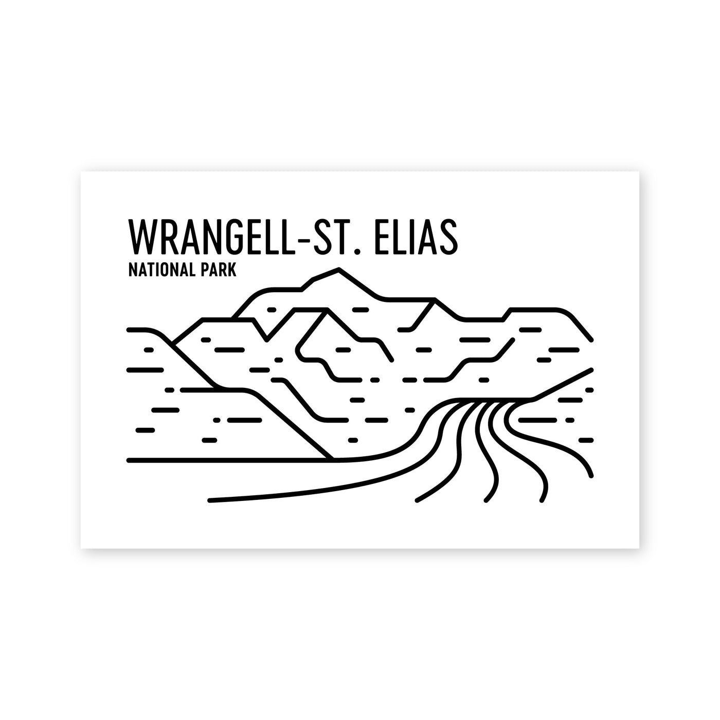 Wrangell-St. Elias National Park Postcard